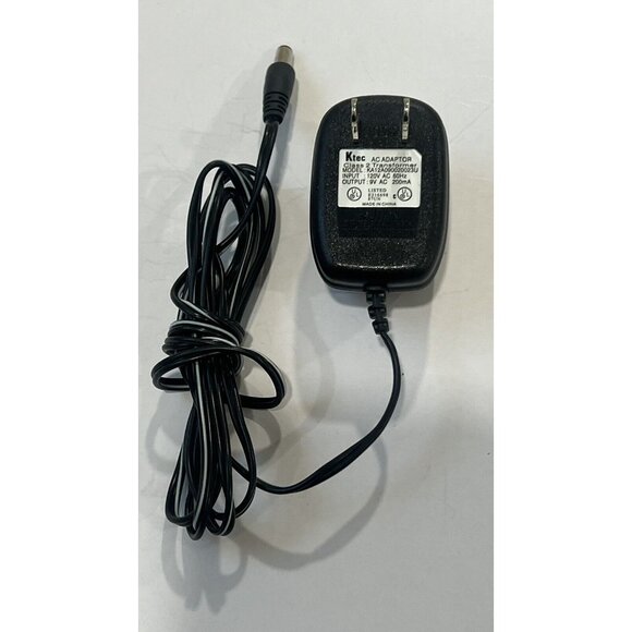 Genuine Ktec KA12A090020023U AC Adapter 9V 200mA (Barrel Plug) Tested - Picture 1 of 2